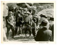 8w412 JACKASS MAIL 8x10 still '42 Wallace Beery, Darryl Hickman & others catch bad guy!