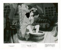 8w543 PETER PAN 8x10 still '53 Disney cartoon classic, Captain Hook soaking his feet!