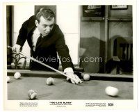 8w691 TOO LATE BLUES 8x10 still '62 John Cassavetes, close up of Bobby Darin playing pool!