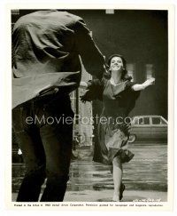 8w716 WEST SIDE STORY 8x10 still R63 Natalie Wood happily running to Richard Beymer in street!