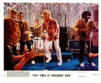 8w018 FAST TIMES AT RIDGEMONT HIGH 8x10 mini LC #2 '82 Sean Penn as Spicoli performing on stage!