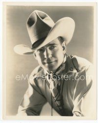 8x042 BUCK JONES deluxe 8x10 still '30s wonderful portrait of the cowboy star by Freulich!