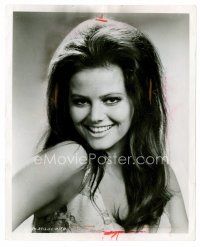 8x066 CLAUDIA CARDINALE 8x10 still '66 the sexy Italian star smiling big from The Professionals!
