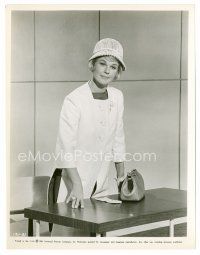 8x094 DORIS DAY 8x10 still '61 full-length standing behind table from Lover Come Back!