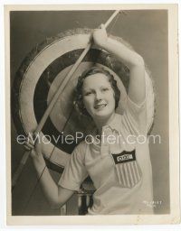 8x095 DOROTHY JORDAN 8x10 still '32 the MGM actress looks forward to competing in Olympic archery!