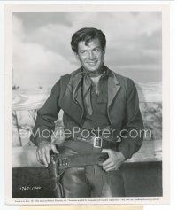 8x171 GEORGE NADER 8x10 still '54 smiling cowboy portrait from Four Guns to the Border!