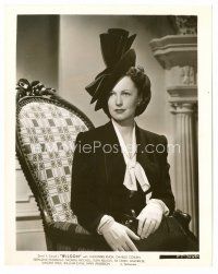 8x174 GERALDINE FITZGERALD 8x10 still '44 close portrait in cool outfit & hat from Wilson!