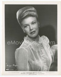 8x180 GINGER ROGERS 8x10 still '44 great close portrait of the star from I'll Be Seeing You!