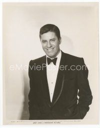 8x242 JERRY LEWIS 8x10.25 still '56 great smiling portrait in tuxedo with hands in his pockets!