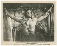 8x259 JOHN DEREK 8x10.25 still '56 tied up as Joshua with whip wounds from The Ten Commandments!