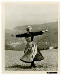 8x281 JULIE ANDREWS 8x10 still '65 classic image singing in the hills from The Sound of Music!