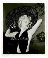 8x359 MAMIE VAN DOREN 8x10 still '53 close up of sexy revealing outfit from Yankee Pasha!
