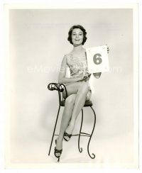 8x434 PAULA PRENTISS 8x10 still '62 sexiest seated portrait reminding you it's only 6 days to Xmas!