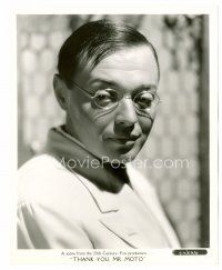 8x444 PETER LORRE 8x10 still '37 head & shoulders portrait in yellowface from Thank You Mr. Moto!