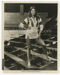 8x461 RAQUEL WELCH 8x10 still '72 full-length sexy portrait wearing only her jersey from KC Bomber