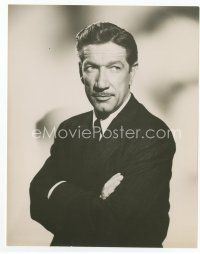 8x474 RICHARD BOONE 7.25x9.25 still '57 waist-high portrait in suit with his arms crossed!