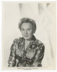 8x539 SHIRLEY BOOTH 8x10.25 still '57 seated portrait of the actress in cool silk shirt!
