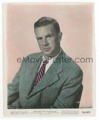 8x559 STERLING HAYDEN color 8x10 still '56 seated portrait from Stanley Kubrick's The Killing!