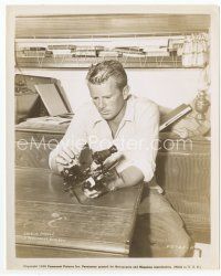 8x558 STERLING HAYDEN 8x10 still '46 close up of the star in boat adjusting his sextant!