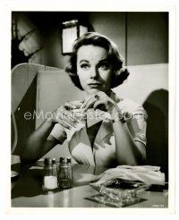 8x576 TERRY MOORE 8x10 still '60 c/u sitting in diner having a drink from Platinum High School!