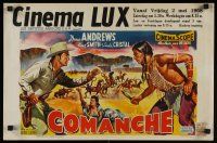 8y463 COMANCHE Belgian '56 Dana Andrews, Linda Cristal, they killed more white men than any other!