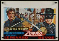 8y588 ZORRO THE FOX Belgian '68 Guido Zurli's El Zorro, great artwork of George Ardisson!