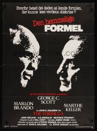 8y256 FORMULA Danish '80 Marlon Brando, George C. Scott, directed by John G. Avildsen!