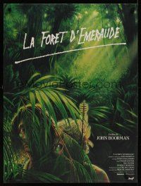 8y043 EMERALD FOREST French 23x32 '85 directed by John Boorman, based on a true story, Zoran art!