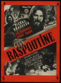 8y055 RASPUTIN French 23x32 '54 many great images of Pierre Brasseur as The Mad Monk!