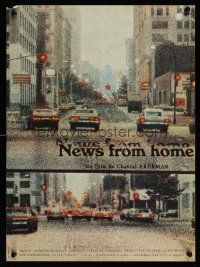 8y095 NEWS FROM HOME French 15x21 '77 Chantal Akerma, cool image of traffic!