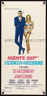 8y699 DR. NO Italian locandina R70s Sean Connery as James Bond 007 & Ursula Andress by Casaro!