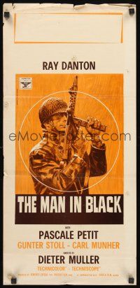 8y727 LAST MERCENARY Ital/Eng locandina '69 Ray Danton; Die Grosse Treibjagd, The Man in Black!