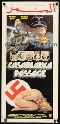 8y743 PASSAGE Italian locandina '79 Anthony Quinn, James Mason, McDowell, Casablanca Passage!