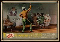 8y656 AMERICAN IN PARIS Italian 13x18 pbusta R54 wonderful image of Gene Kelly dancing!