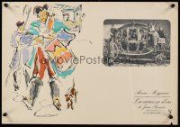 8y660 GOLDEN COACH Italian 13x18 pbusta '52 Jean Renoir's Le carrosse d'or, Brini artwork!