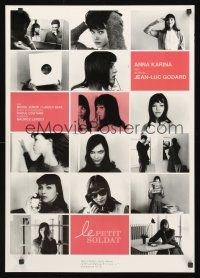 8y385 LE PETIT SOLDAT Japanese R90s Jean-Luc Godard, many images of Anna Karina!