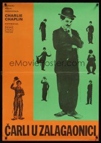 8y788 PAWNSHOP Yugoslavian '77 lots of great images of Charlie Chaplin!