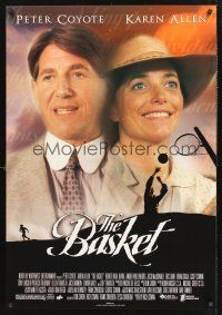 8z061 BASKET 1sh '99 Rich Cowan directed, Peter Coyote & Karen Allen portrait!