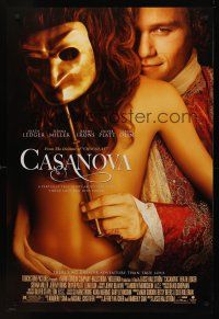 8z198 CASANOVA DS 1sh '05 cool image of Heath Ledger & sexy Sienna Miller!