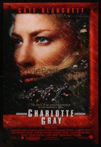 8z221 CHARLOTTE GRAY DS 1sh '01 close-up of Cate Blanchett, Gillian Armstrong directed, Australian!