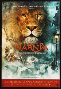 8z231 CHRONICLES OF NARNIA teaser 1sh '05 C.S. Lewis novel, Georgie Henley & Tilda Swinton!