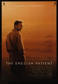 8z358 ENGLISH PATIENT int'l 1sh '96 Ralph Fiennes, Best Picture directed by Anthony Minghella!