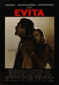 8z372 EVITA 1sh '96 Madonna as Eva Peron, Antonio Banderas, Alan Parker, Oliver Stone!