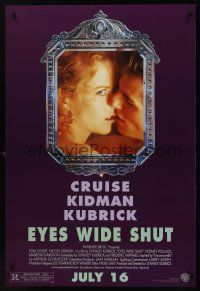 8z383 EYES WIDE SHUT advance 1sh '99 Stanley Kubrick, romantic c/u of Tom Cruise & Nicole Kidman!