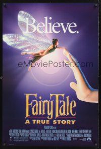 8z386 FAIRYTALE: A TRUE STORY DS 1sh '97 Harvey Keitel, great fantasy image!