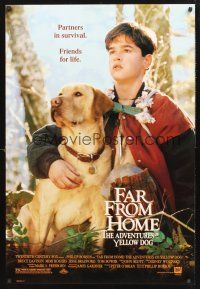 8z391 FAR FROM HOME style A DS 1sh '95 Phillip Borsos, great image of boy & his dog!