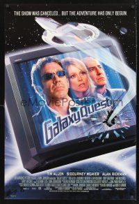 8z437 GALAXY QUEST int'l DS 1sh '99 Tim Allen, Sigourney Weaver, Star Trek sci-fi spoof!