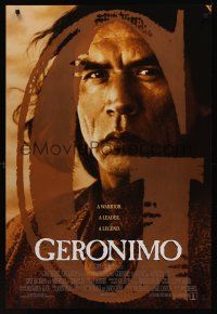 8z444 GERONIMO int'l DS 1sh '93 Walter Hill, great image of Native American Wes Studi!