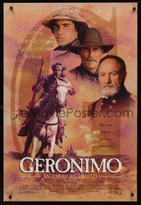8z443 GERONIMO int'l 1sh '93 Walter Hill, great image of Native American Wes Studi on horse!