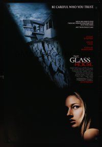 8z466 GLASS HOUSE DS 1sh '01 Leelee Sobieski, creepy image of house on cliff!